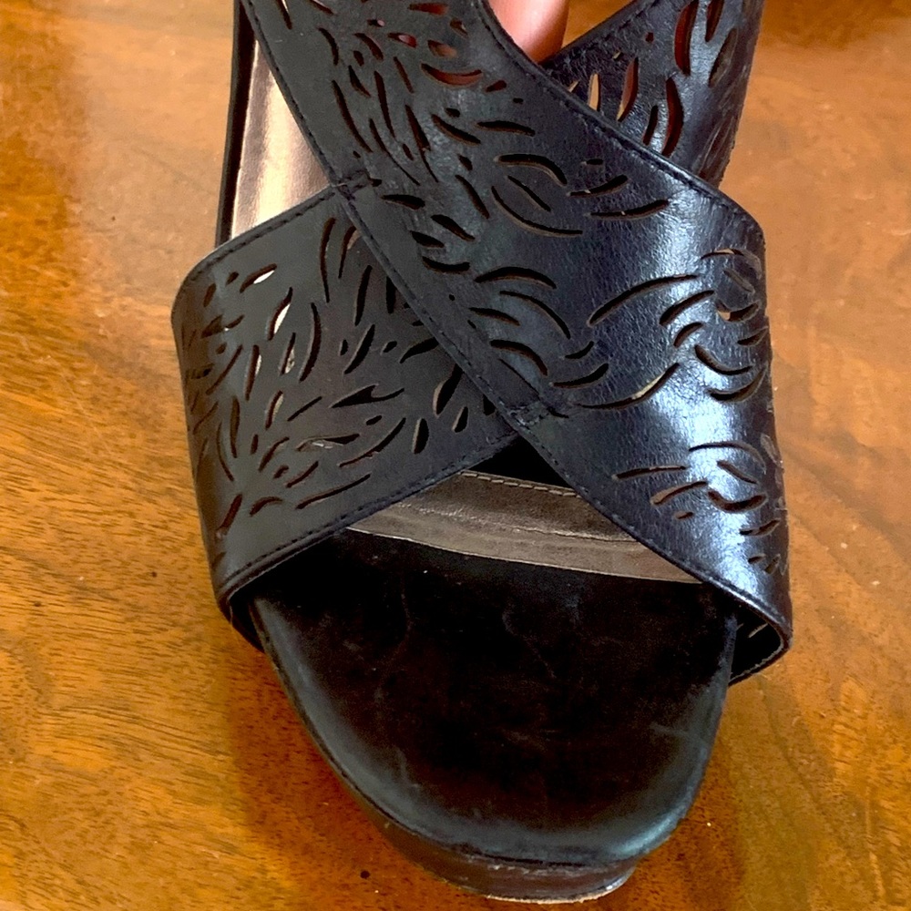 Black Diane Von Furstenberg cut-out Heels